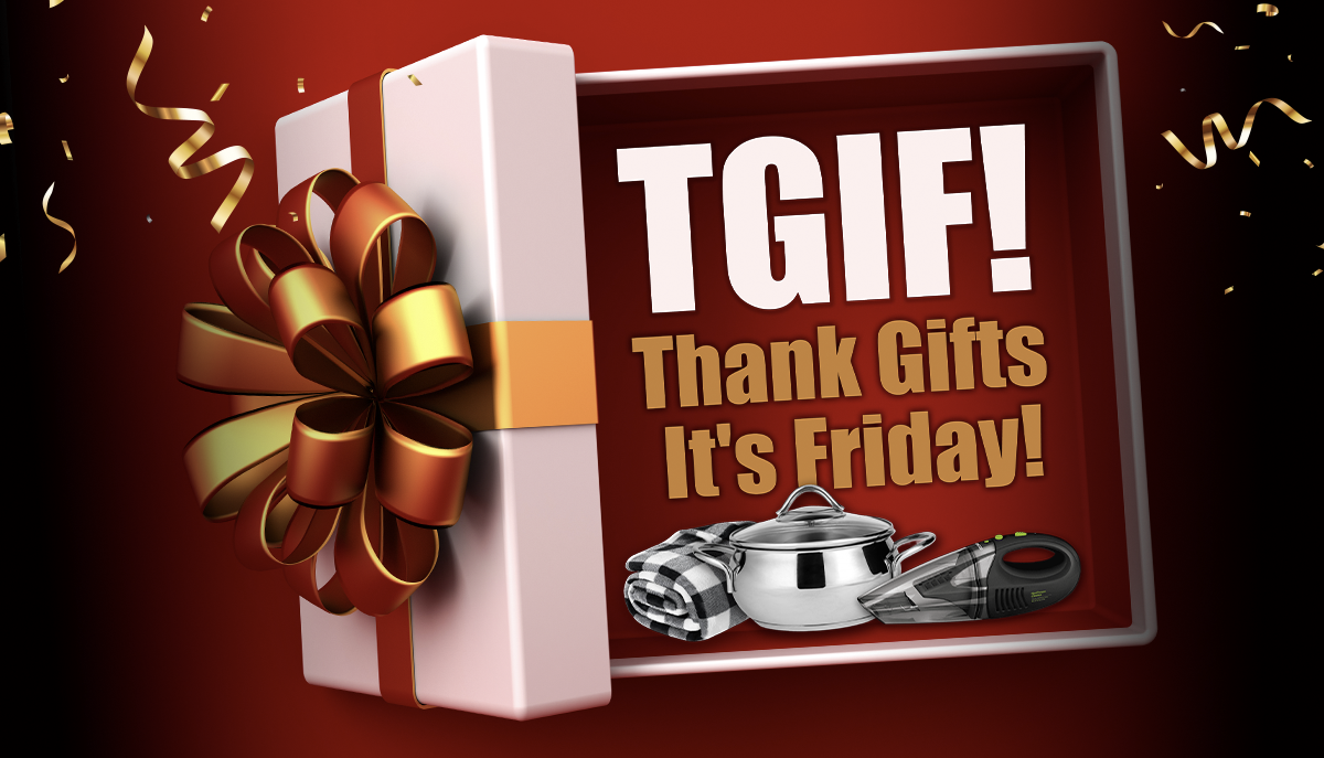 Thank Gifts It's Friday!