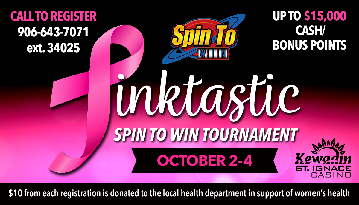 Pinktastic Spin To Win Slot Tournament